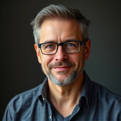 Portrait de Jean-Pierre Martin, formateur en direction de la photographie.